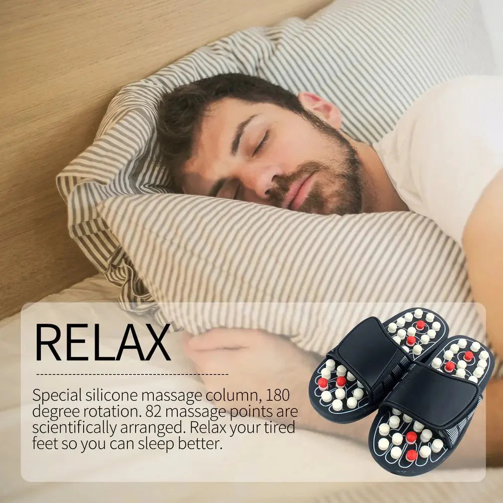 Spring Acupressure and Magnetic Therapy Slippers | Relieve Pain, Boost Circulation, Reduce Stress