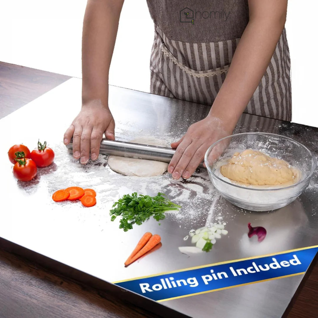 Stainless Steel Chopping Board (35x31cm)